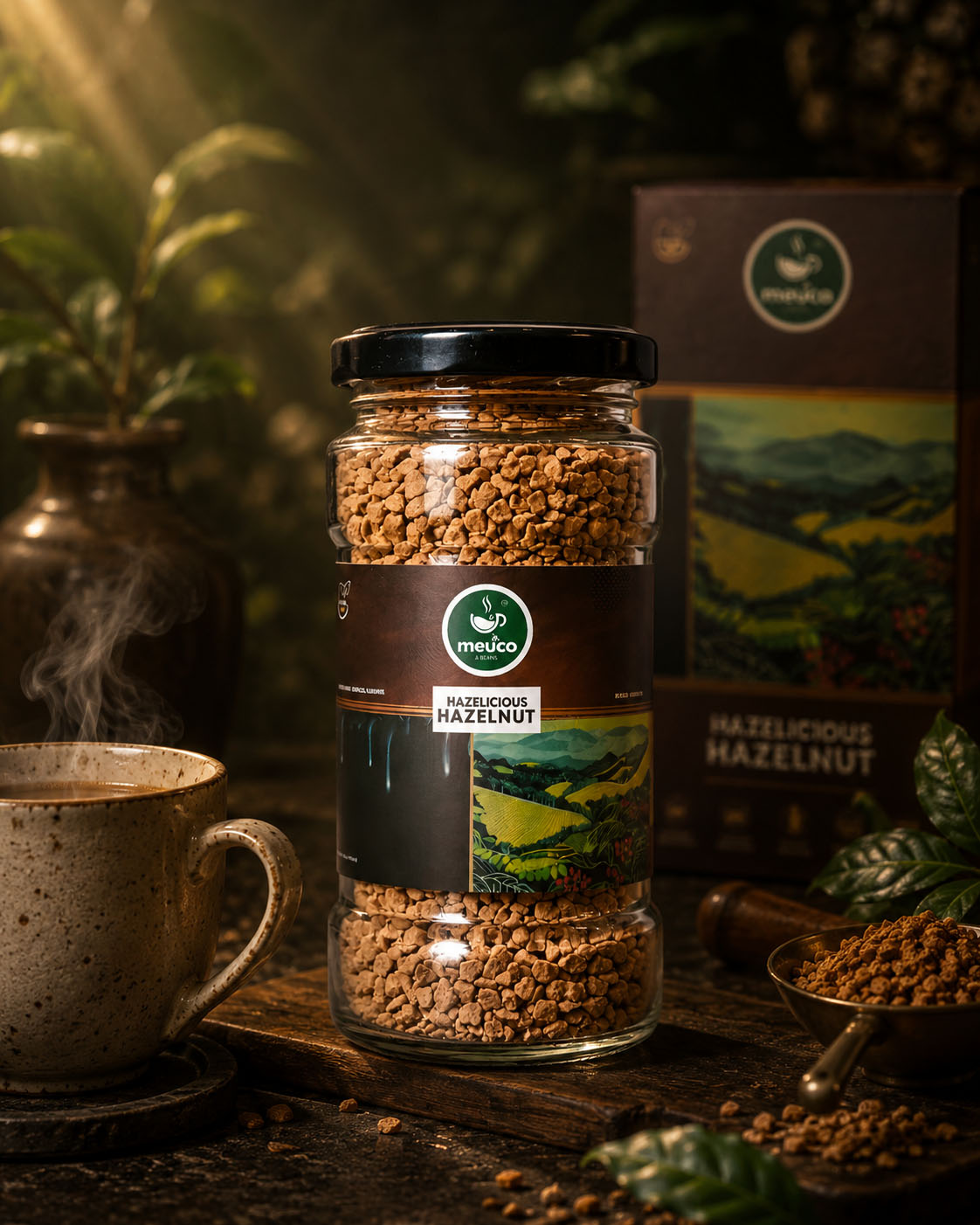 Hazelicious Hazelnut & Royal Cranberry Combo Premium Instant Coffee 50 gms