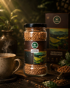 Be Ziddi With Espresso & Hazelicious Hazelnut Premium Instant Coffee 50 gms - Meuco