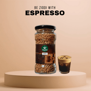 Be Ziddi With Espresso Premium Instant Coffee 50 gms - Meuco