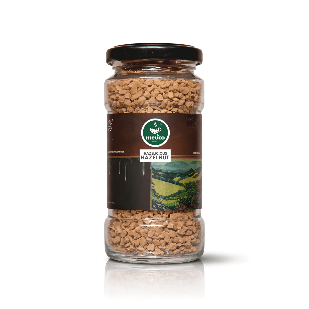 Hazelicious Hazelnut Premium Instant Coffee 50 gms - Meuco