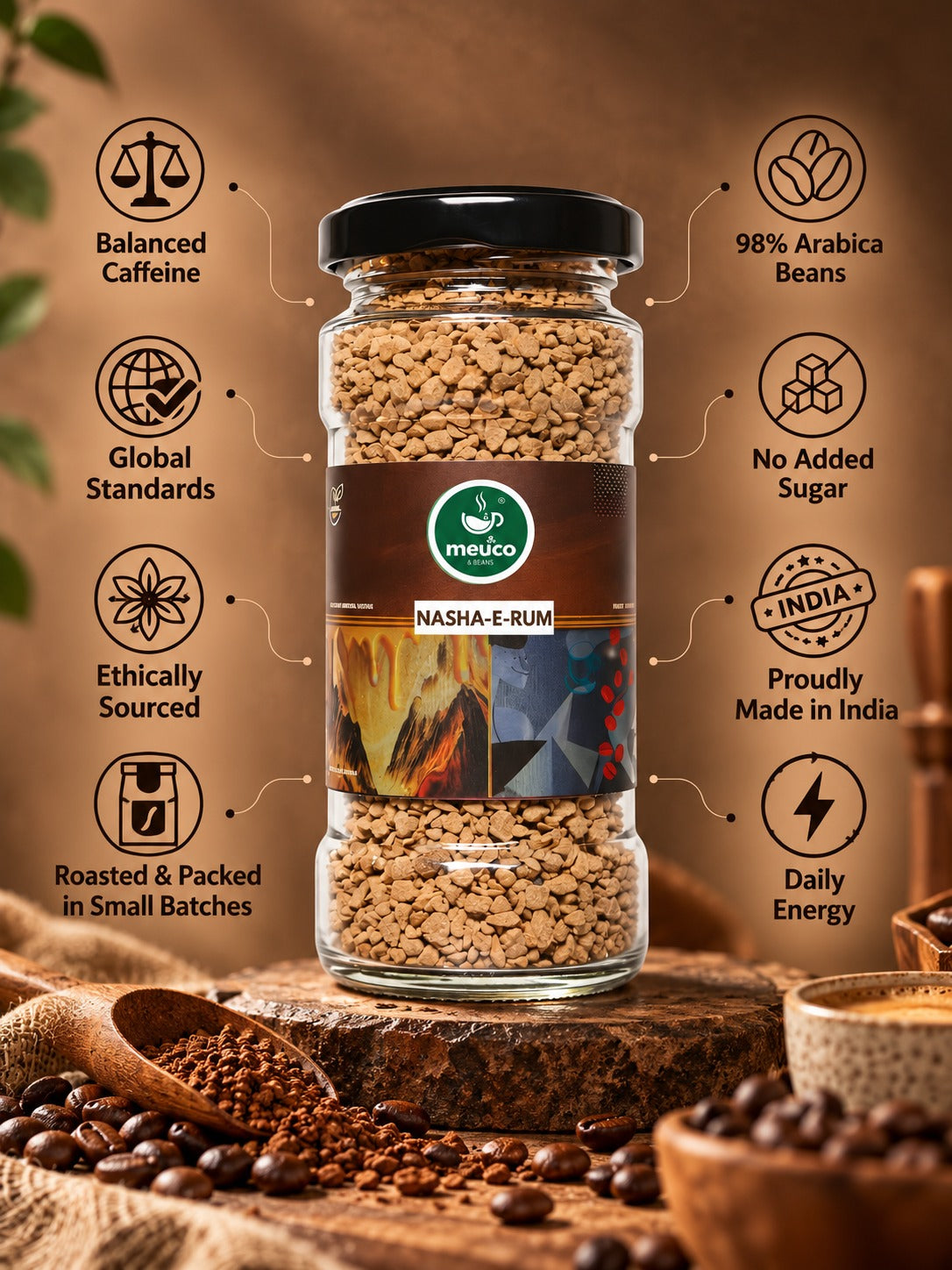 Nasha-E-Rum Premium Instant Coffee 50 gms