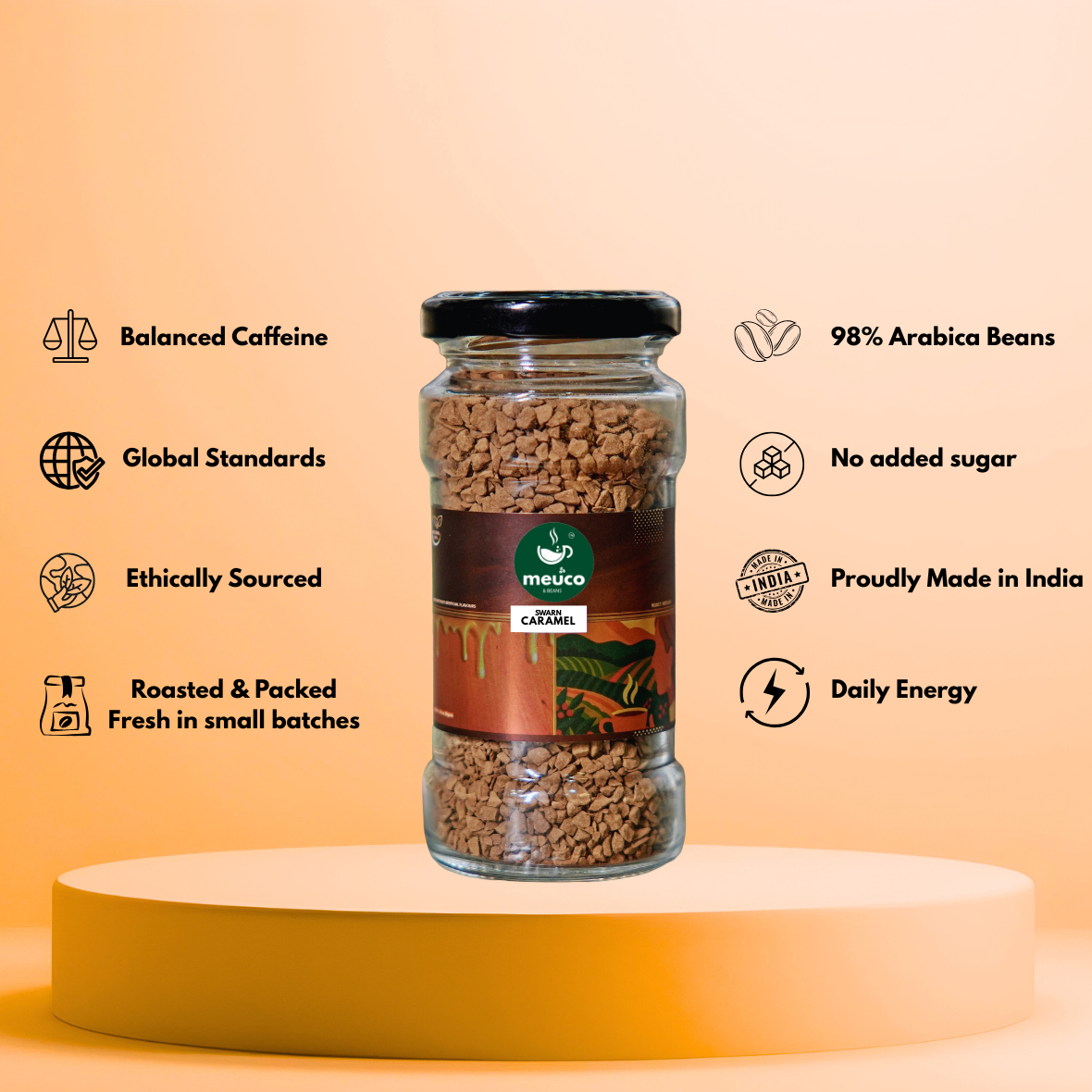 Swarn Caramel Premium Instant Coffee 50 gms