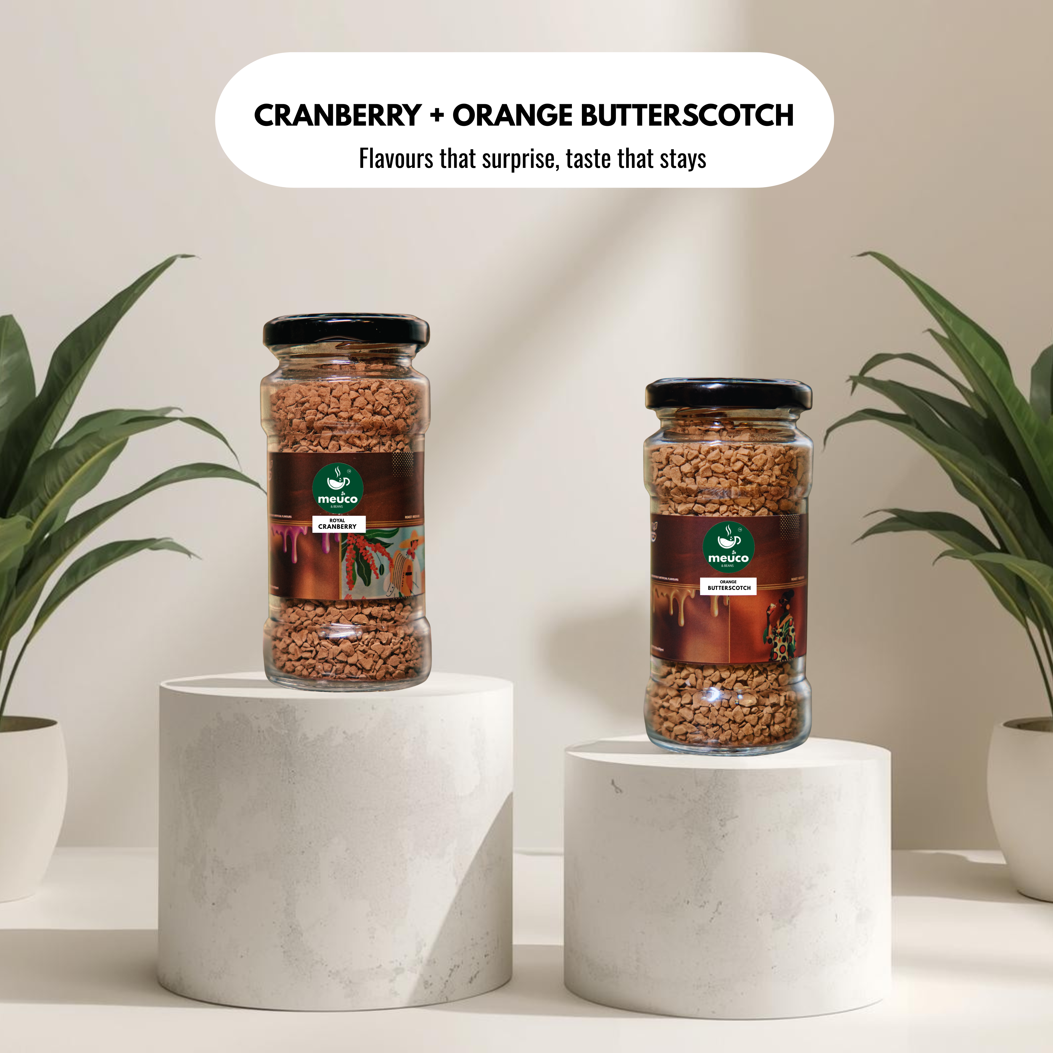 Royal Cranberry & Orange Butterscotch Premium Instant Coffee 50 gms