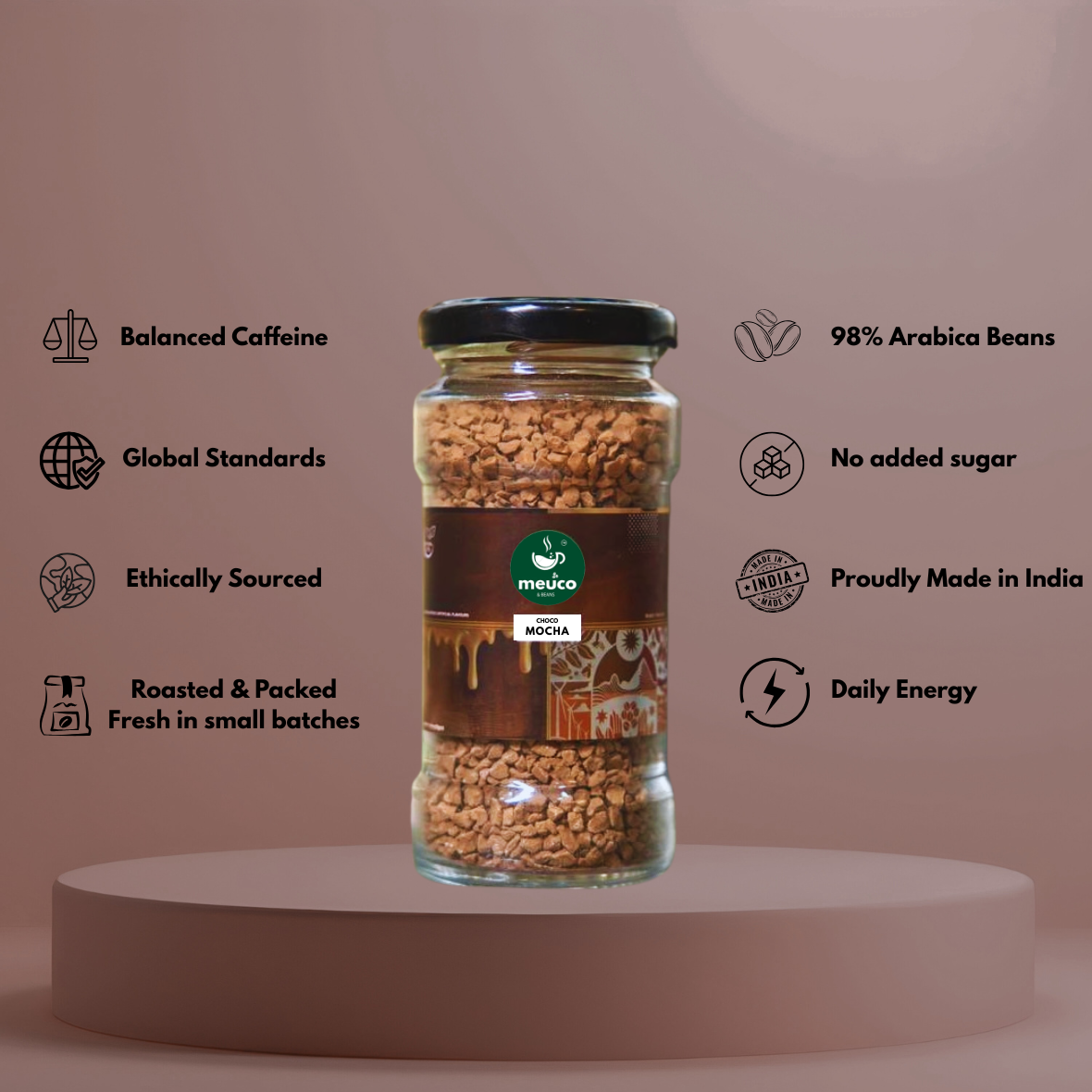 Choco Mocha & Be Ziddi With Espresso Combo Premium Instant Coffee 50 gms