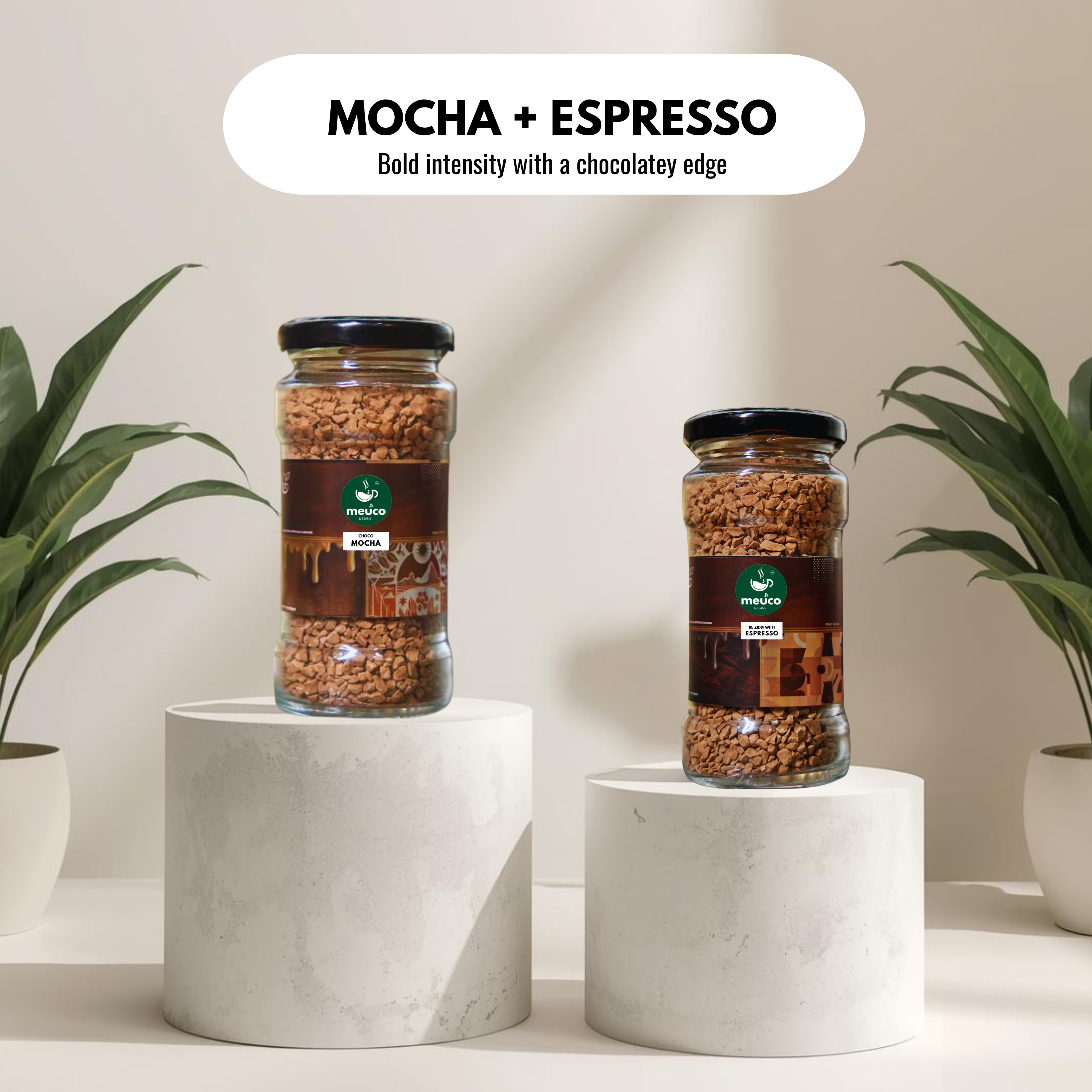 Choco Mocha & Be Ziddi With Espresso Combo Premium Instant Coffee 50 gms