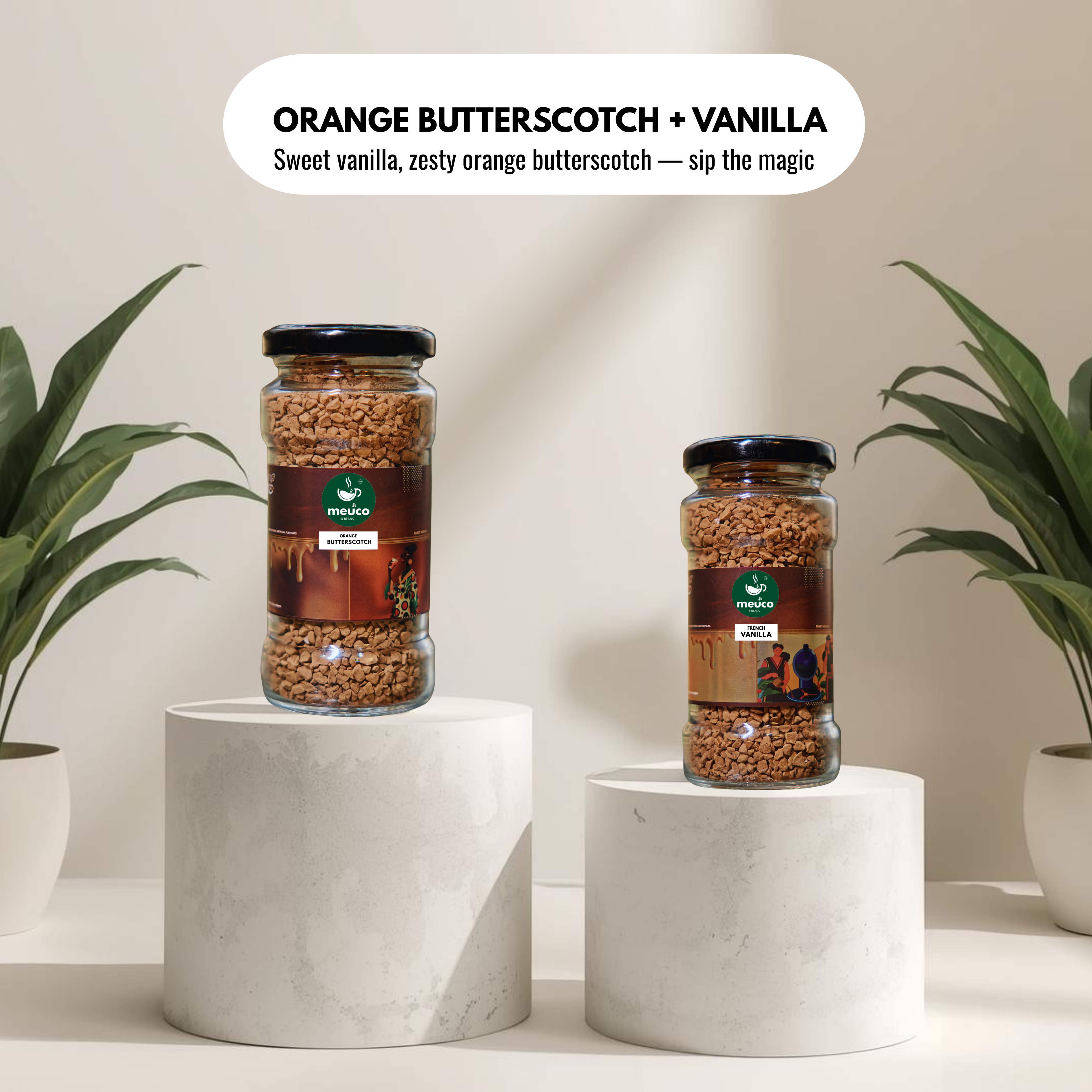 Orange Butterscotch & French Vanilla Premium Instant Coffee 50 gms