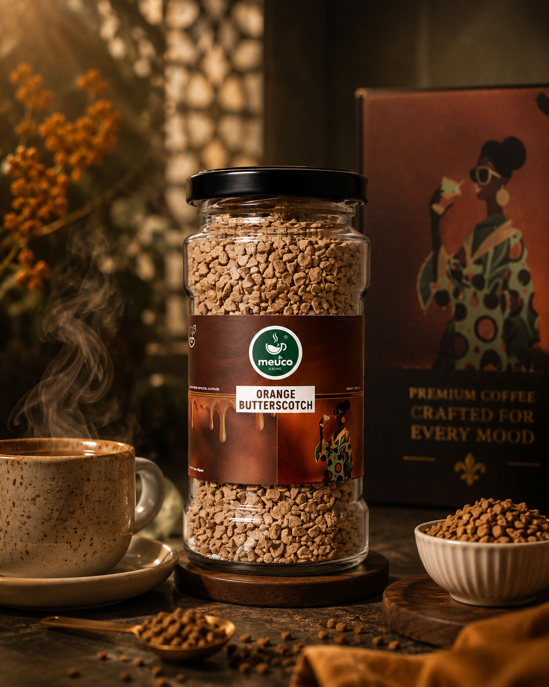 Orange Butterscotch & French Vanilla Premium Instant Coffee 50 gms