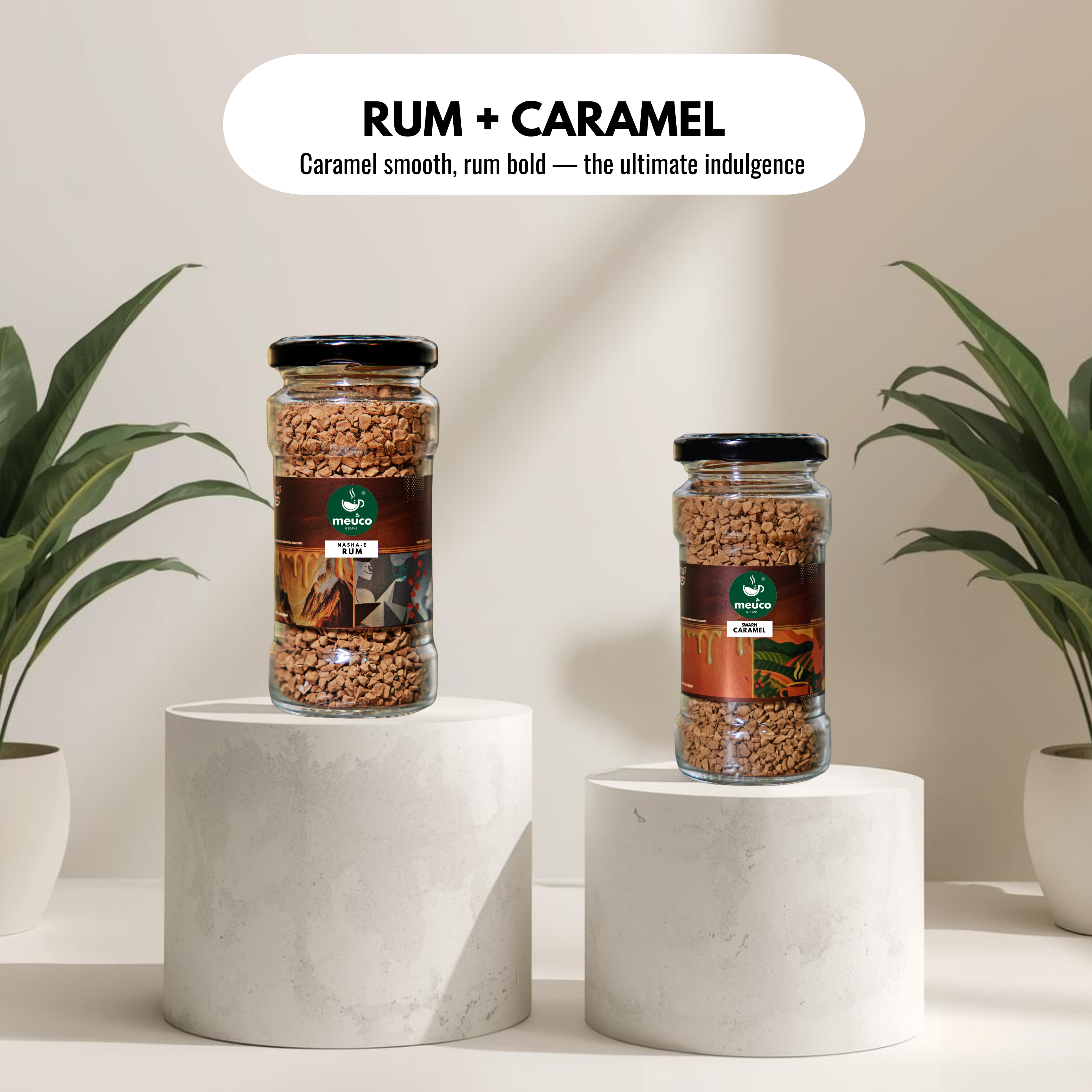 Nasha-E-Rum & Swarm Caramel Premium Instant Coffee 50 gms