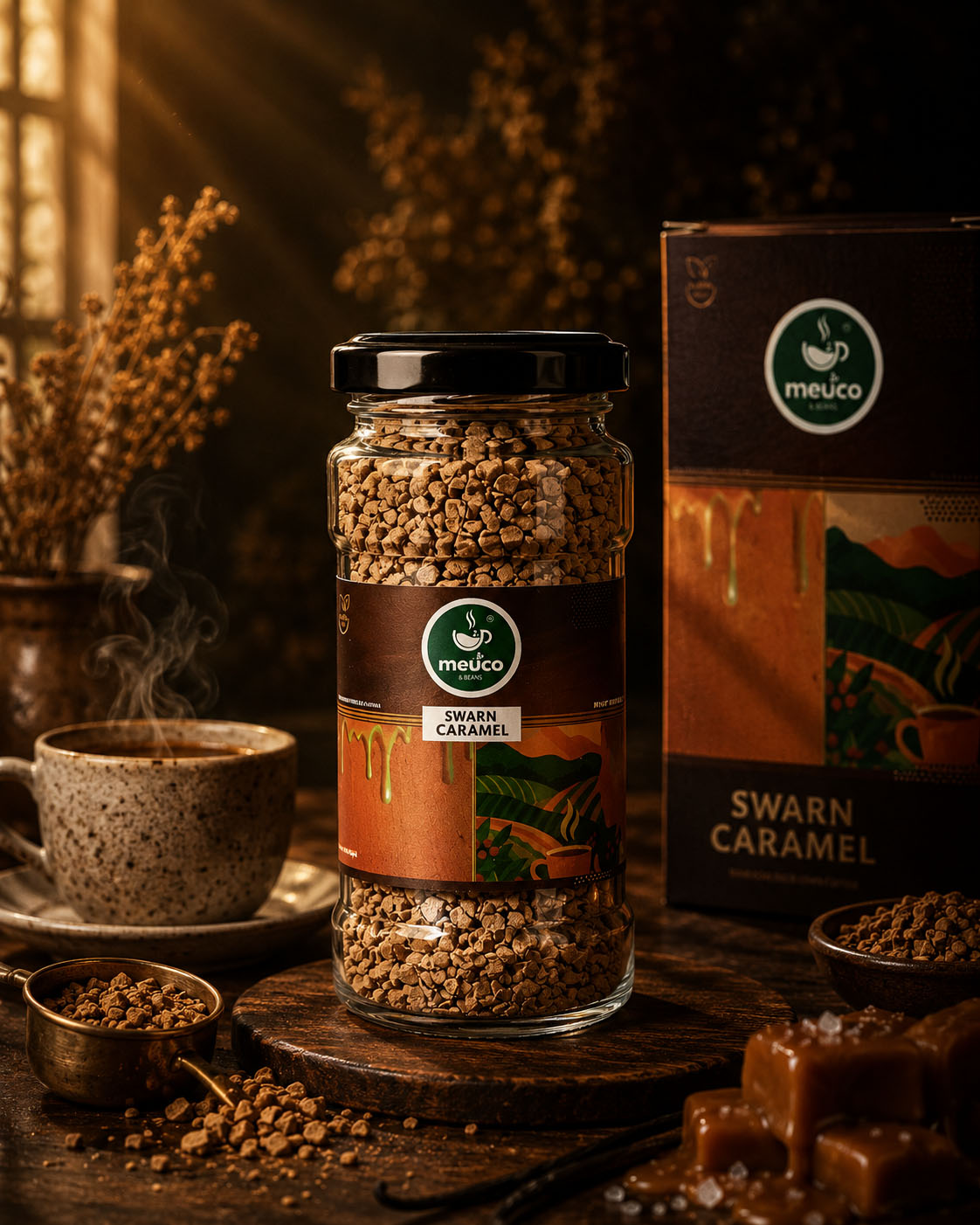 Swarn Caramel Premium Instant Coffee 50 gms