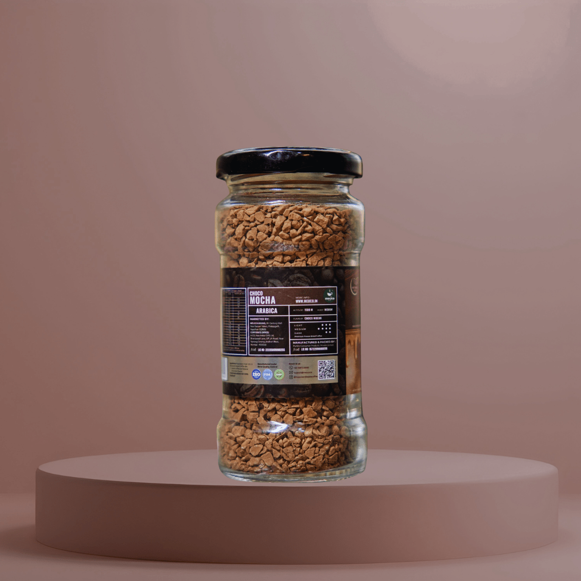 Choco Mocha Premium Instant Coffee 50 gms - Meuco
