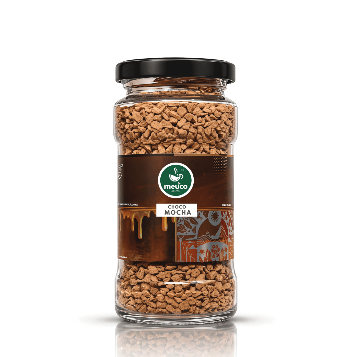 Choco Mocha Premium Instant Coffee 50 gms - Meuco