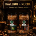 Hazelicious Hazelnut & Choco Mocha Premium Instant Coffee 50 gms - Meuco
