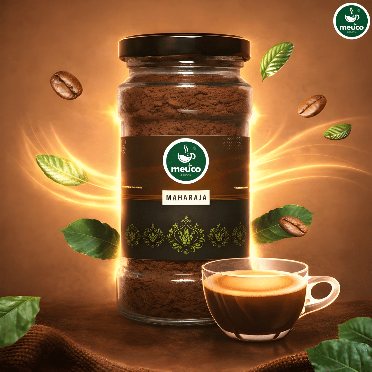 Maharaja Premium Instant Coffee 50 gms - Meuco