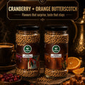 Royal Cranberry & Orange Butterscotch Premium Instant Coffee 50 gms - Meuco